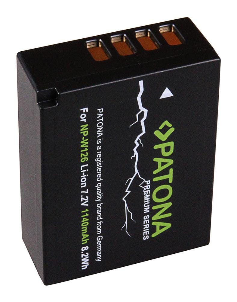 PATONA Premium Akku für Fuji NP-W126 HS33 EXR Fujifilm FinePix Pro 1 HS30 EXR