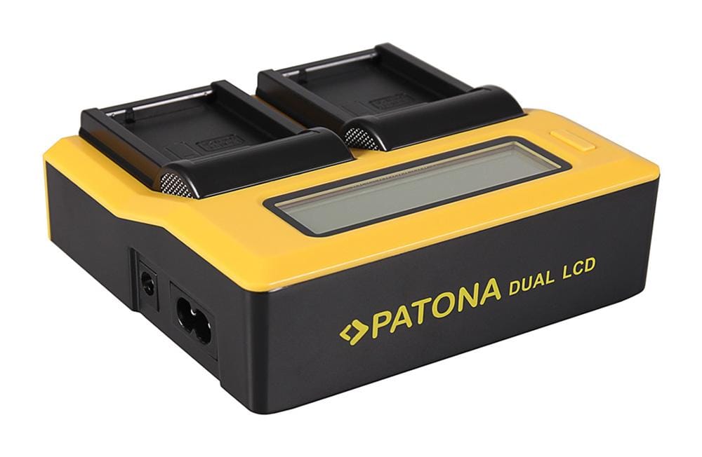 PATONA Dual LCD USB Ladegerät für Panasonic BLC12 BLC12PP DMWBLC12 E DMW-BLC12 E