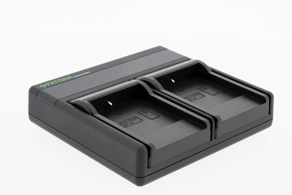 PATONA Premium Dual PD Performance Ladegerät für Casio NP-40 inkl. USB-C Input Output PATONA Premium Dual PD Performance Ladegerät für Casio NP-40 inkl. USB-C Input Output
