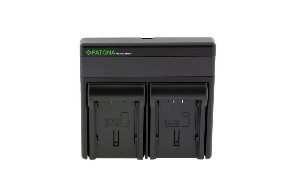 PATONA Premium Dual PD Performance Ladegerät für Panasonic VBN130 inkl. USB‑C Input Output