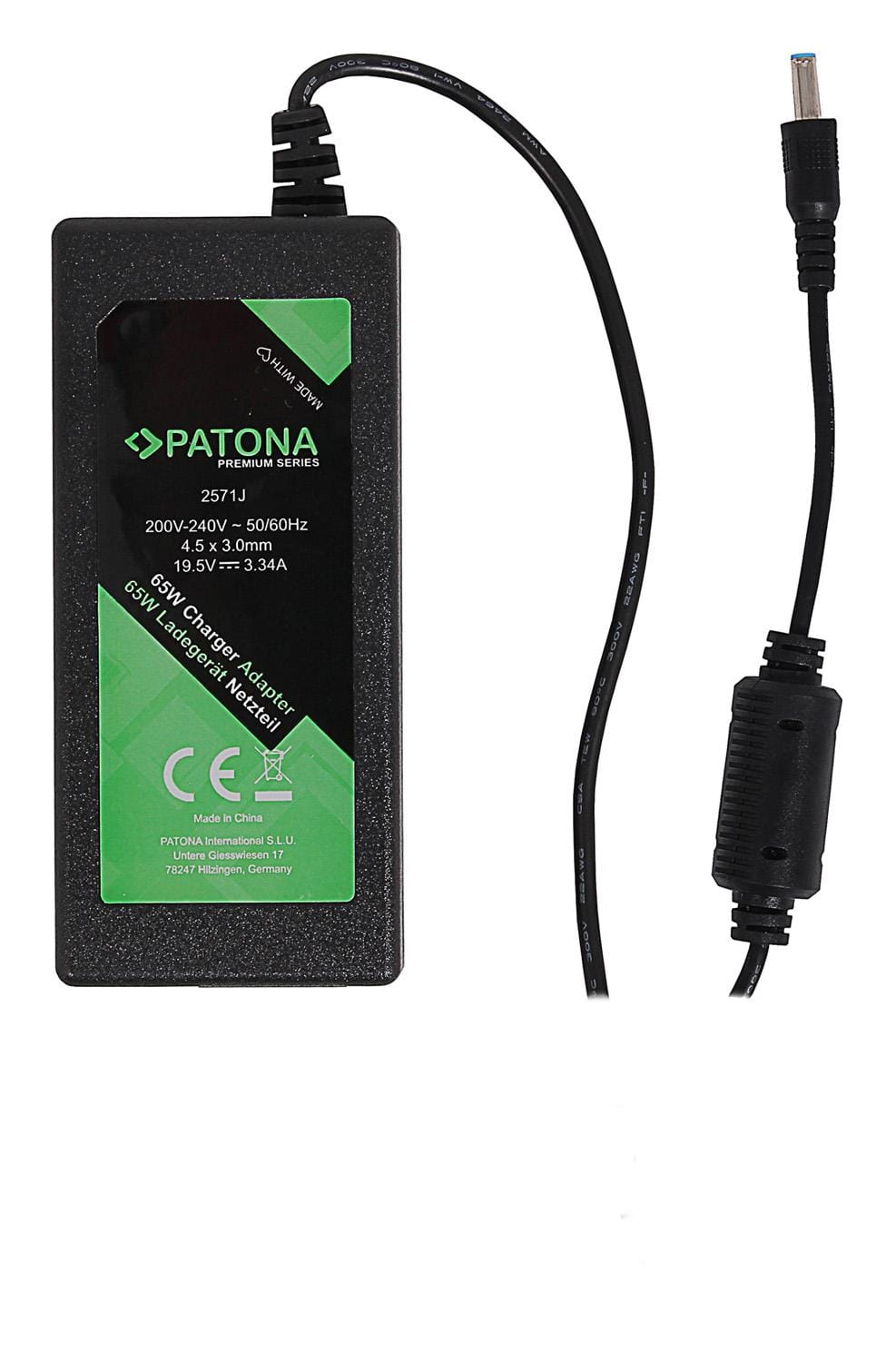 PATONA Premium Netzteil 19,5V 3,34A 65W für Dell Inspiron 11 13 14 15 17 XPS 11 12 13 PATONA Premium Netzteil 19,5V 3,34A 65W für Dell Inspiron 11 13 14 15 17 XPS 11 12 13
