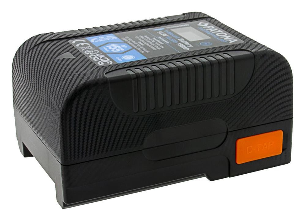 PATONA Platinum V-Mount Akku BP-155W PD65 155Wh USB-C USB-A 2×D-Tap DC-out inkl. Hardcase für professionelle Kameras Monitore Laptops und Smartphones