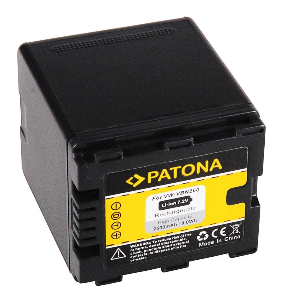 PATONA Akku für Panasonic HDC-SD800 SD900 SD909 TM900 HS900 VW-VBN260 PATONA Akku für Panasonic HDC-SD800 SD900 SD909 TM900 HS900 VW-VBN260