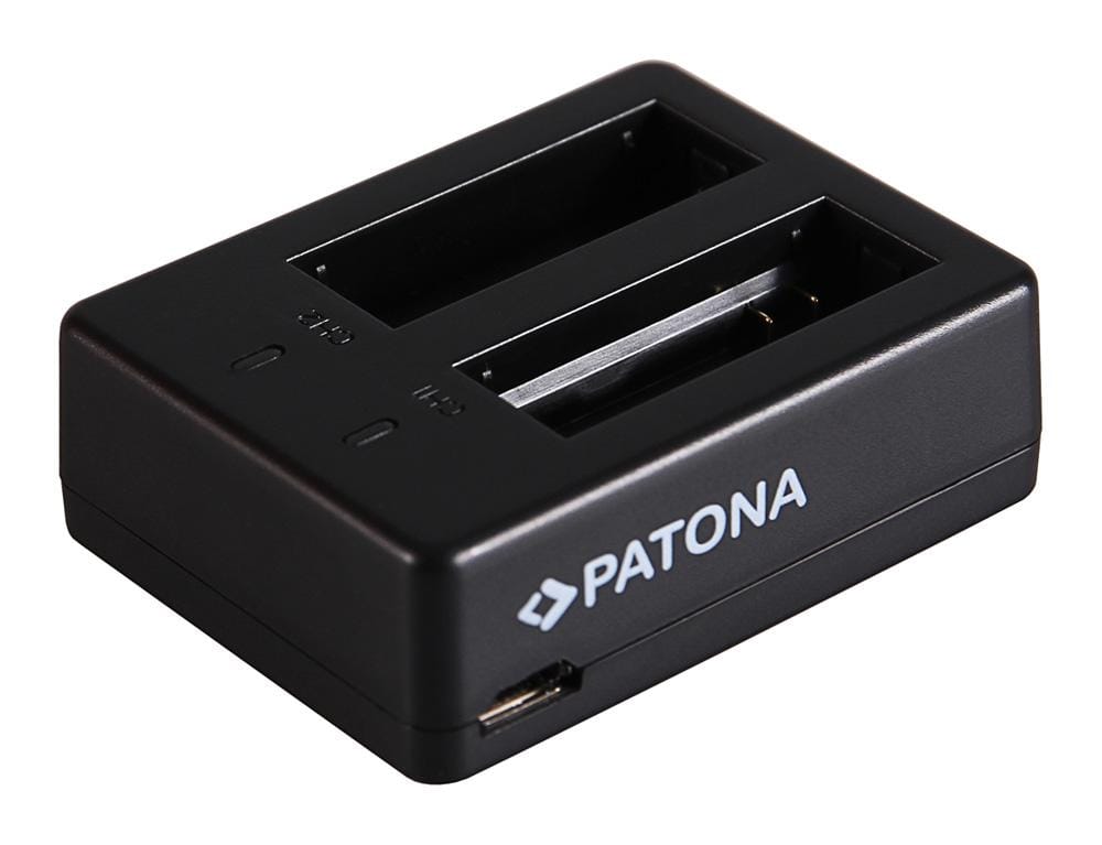 PATONA Dual Schnell-Ladegerät für SJCAM SJ6 Legend Black SJ6000 inkl. Micro-USB Kabel PATONA Dual Schnell-Ladegerät für SJCAM SJ6 Legend Black SJ6000 inkl. Micro-USB Kabel