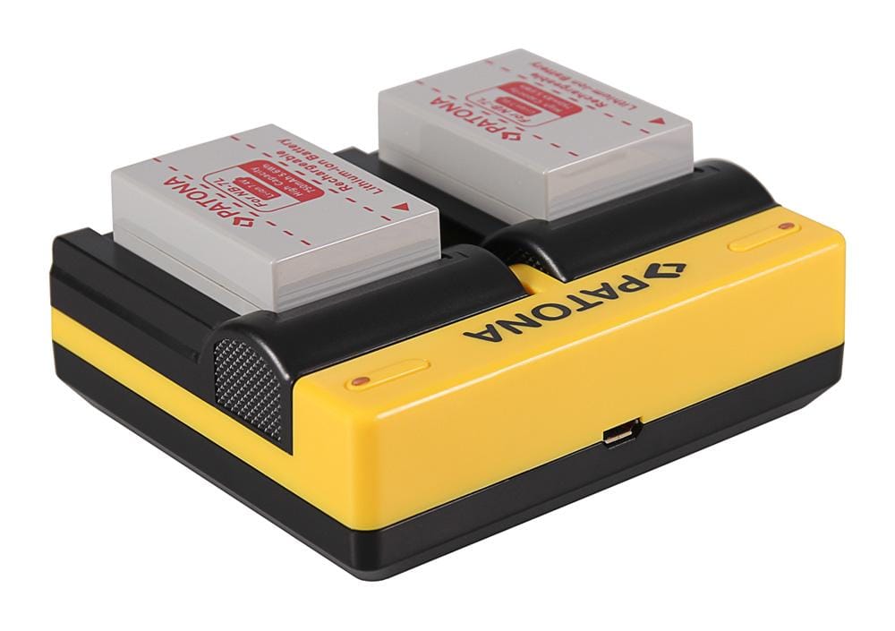 PATONA Dual Ladegerät für Canon NB-7L Powershot G10 G11 G12 inkl. Micro-USB Kabel PATONA Dual Ladegerät für Canon NB-7L Powershot G10 G11 G12 inkl. Micro-USB Kabel