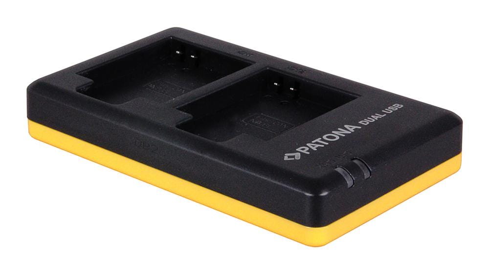 PATONA Dual Schnell-Ladegerät für Canon NB-6L NB6L inklusive Micro-USB Kabel