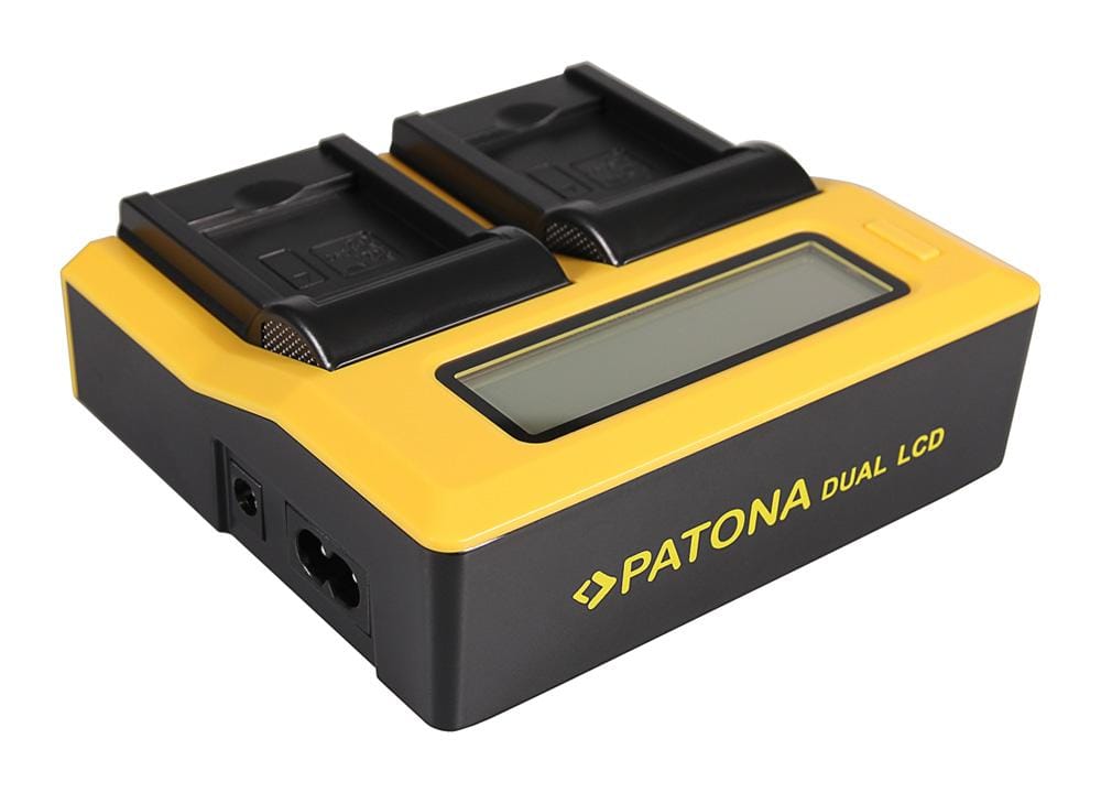 PATONA Dual LCD USB Ladegerät für Nikon ENEL19, Casio NP-120 und CoolPix S2500 S3100 S4100