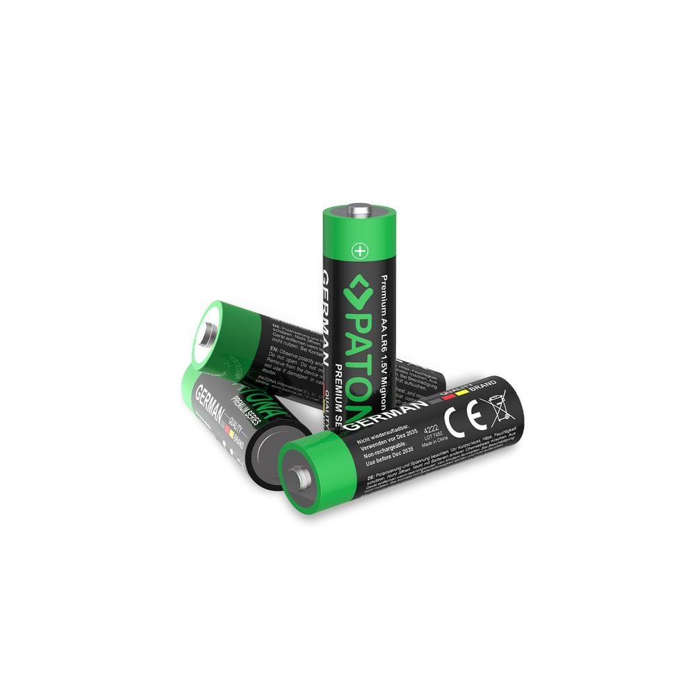 PATONA Premium 10 Stück Alkaline AA Mignon LR06 Batterien