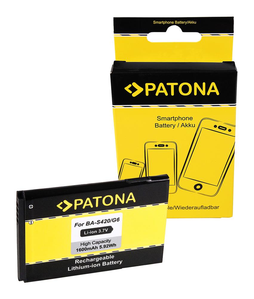 PATONA Akku für HTC BA-S420 HTC 7 Trophy A3333 A6363 T8686 T8689 BA-S440