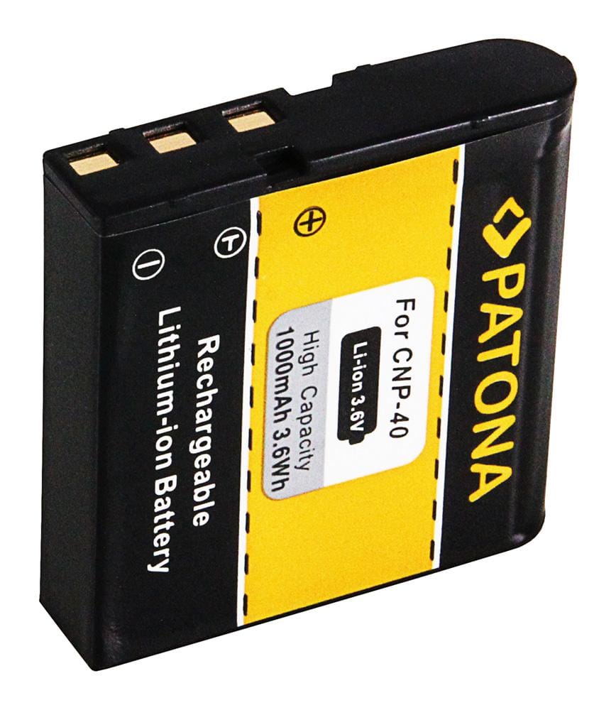 PATONA Akku für Casio NP-40 Exilim Zoom EX-Z100 EX-Z1000 EX-Z200 PATONA Akku für Casio NP-40 Exilim Zoom EX-Z100 EX-Z1000 EX-Z200