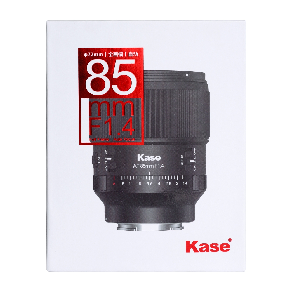 Kase 85mm F1.4 – Nikon Z Mount Premium-Objektiv mit Magnetfilter-Technologie