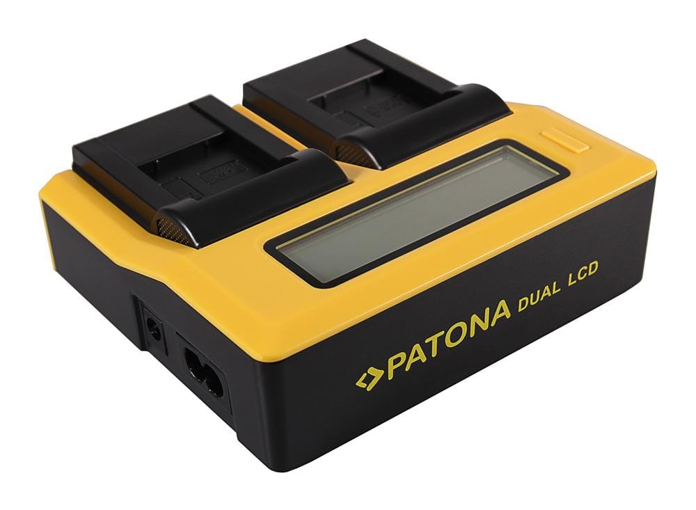 PATONA Dual LCD USB Ladegerät für Qumox SupTig 3 und SJ4000 PATONA Dual LCD USB Ladegerät für Qumox SupTig 3 und SJ4000