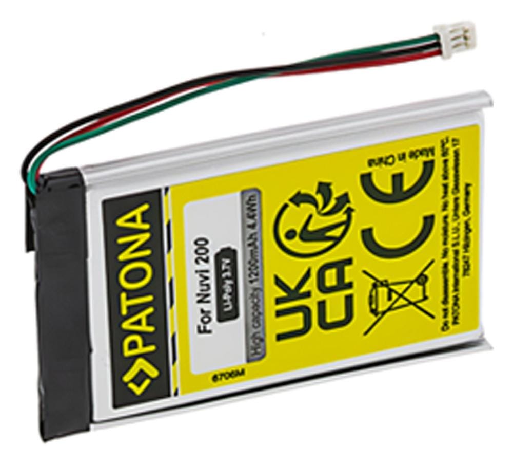 PATONA Akku für Garmin Nuvi 200 205 250 255 260 200W 205T 205W 205WT 252W