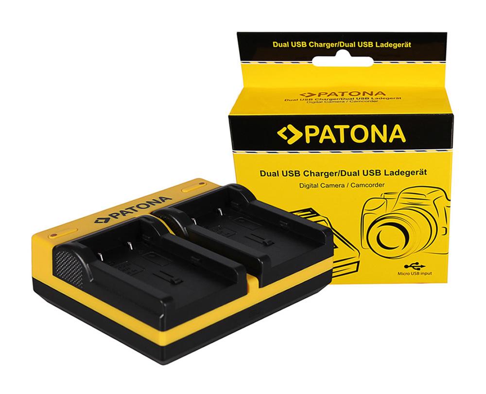 PATONA Dual Ladegerät für Canon NB-2L Camcorder MV5 MV5i MV5iMC MV6iMC MV790 MV800 inkl. Micro-USB Kabel PATONA Dual Ladegerät für Canon NB-2L Camcorder MV5 MV5i MV5iMC MV6iMC MV790 MV800 inkl. Micro-USB Kabel