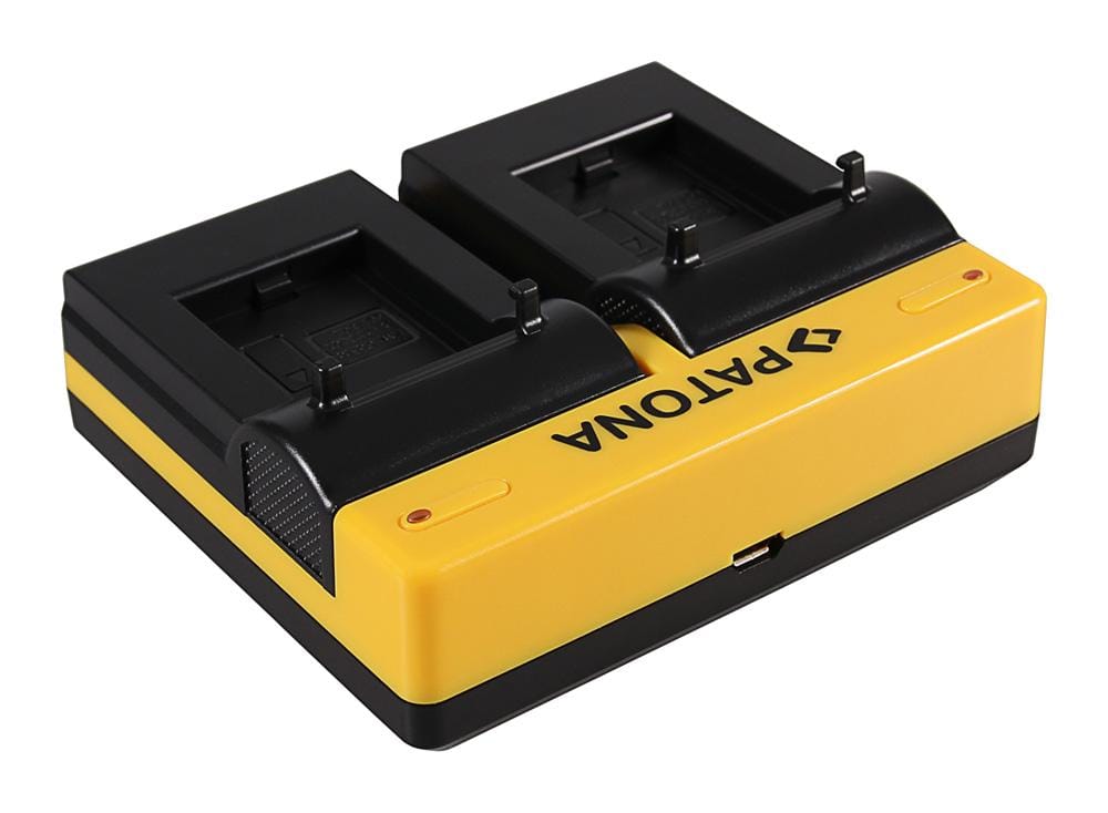 PATONA Dual Ladegerät für GoPro AHDBT-301 AHDBT-302 Hero 3 Hero 3+ inkl. Micro-USB Kabel