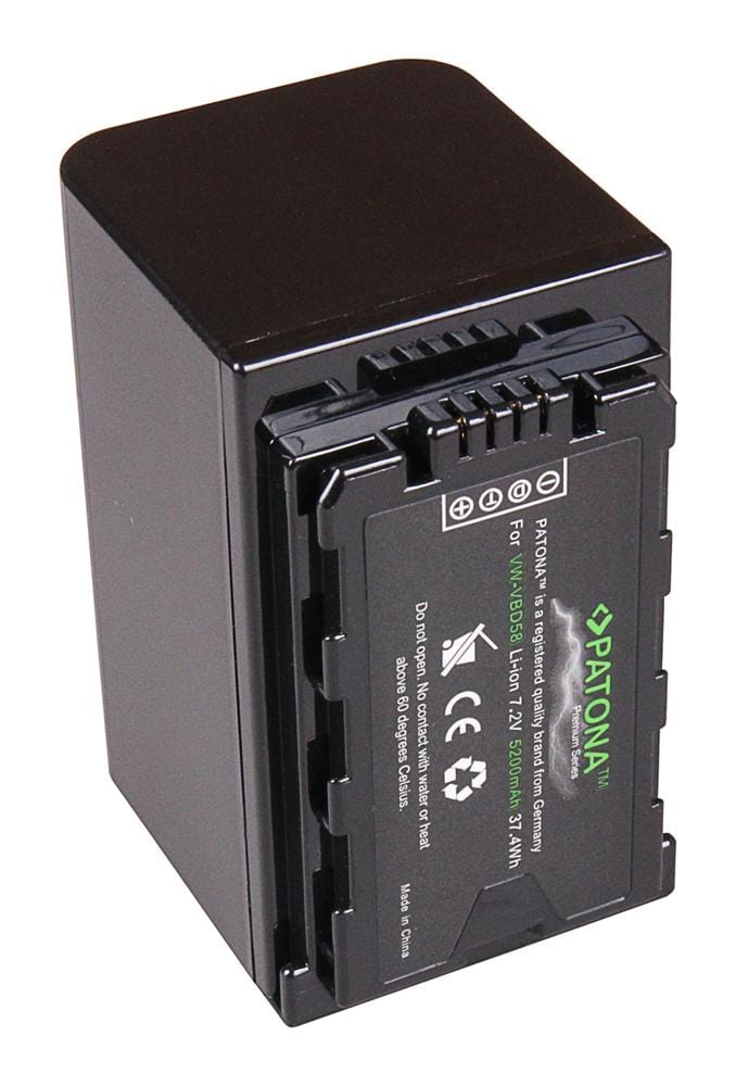 PATONA Premium Akku für Panasonic VW-VBD29 VW-VBD58 AG-VBR59 VBR89 VBR118