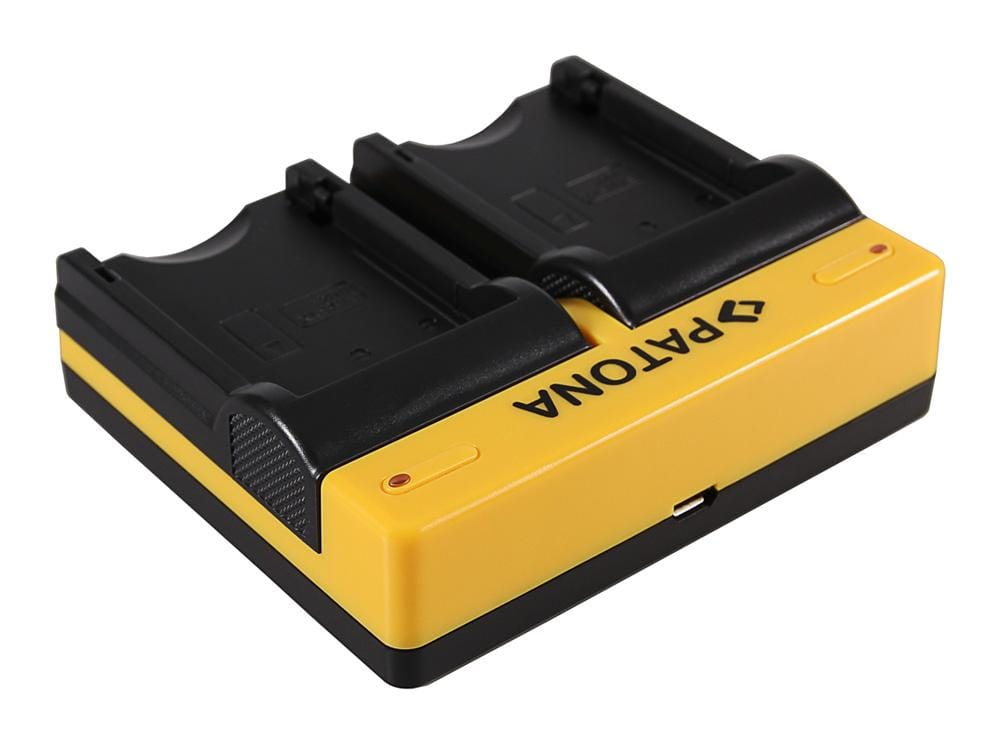PATONA Dual Ladegerät für Pentax D-LI109 K K2 K-2 K30 K50 K-50 K500 K-500 KR inkl. Micro-USB Kabel