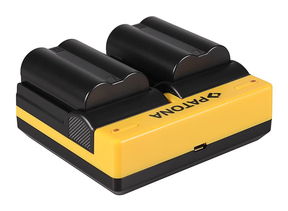 PATONA Dual Ladegerät für Konica Minolta und Nikon EN-EL3 Dynax 5D 7D inkl. Micro-USB PATONA Dual Ladegerät für Konica Minolta und Nikon EN-EL3 Dynax 5D 7D inkl. Micro-USB