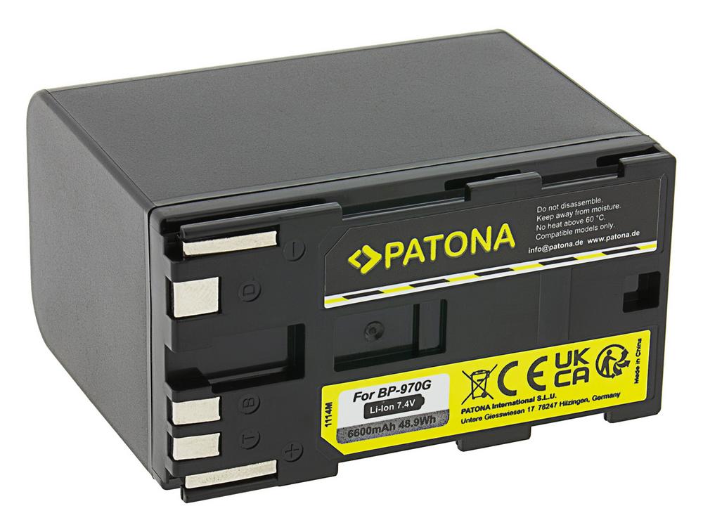 PATONA Akku für Canon BP-925 BP-955 BP-970G BP-975 EOS C100