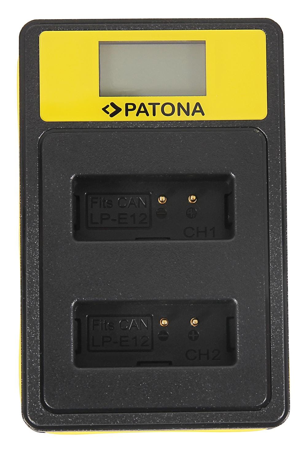 PATONA Smart Dual LCD USB Ladegerät für Canon LP-E12 LPE12 EOS M PATONA Smart Dual LCD USB Ladegerät für Canon LP-E12 LPE12 EOS M