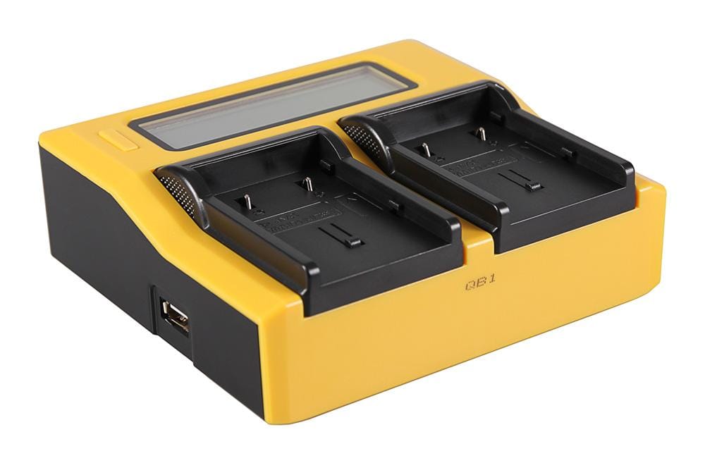 PATONA Dual LCD USB Ladegerät für JVC BNVF707 BN-VF707 BNVF707U BN-VF707U