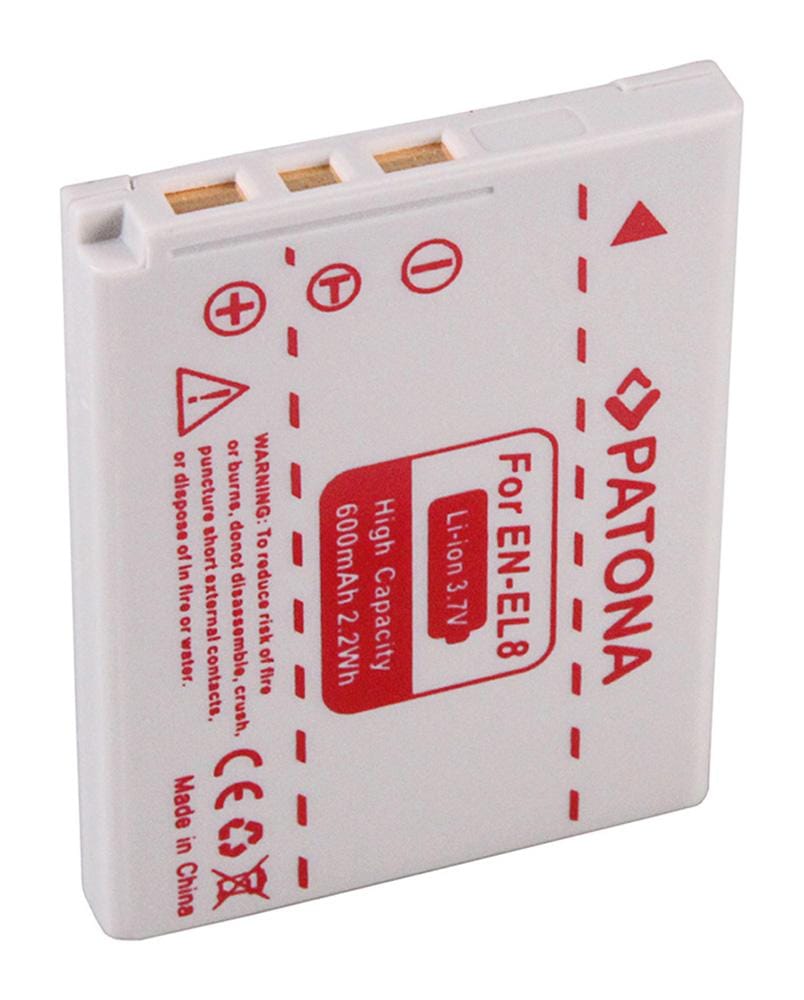 PATONA Akku für Nikon Coolpix P2 P1 S3 S2 S1 ENEL8 EN-EL8 PATONA Akku für Nikon Coolpix P2 P1 S3 S2 S1 ENEL8 EN-EL8