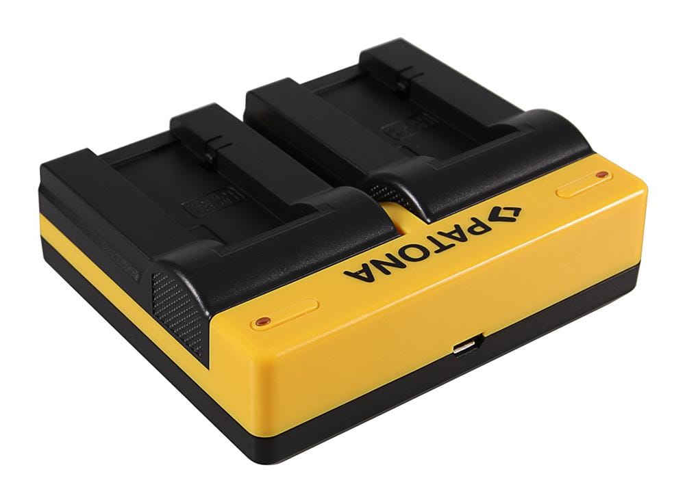 PATONA Dual Ladegerät für Sony NP-FC10 Cyber-shot Point & Shoot DSCP DSC-P DSCP10 DSC-P10 inkl. Micro-USB Kabel