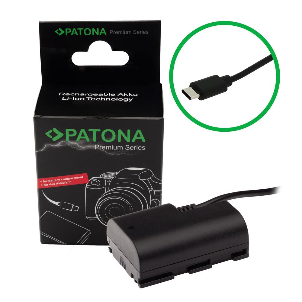 PATONA Premium USB-C Input Akku-Adapter für Canon LP-E6 LP-E6N LP-E6NH XC10 EOS R EOS 80D 7D 70D 6D PATONA Premium USB-C Input Akku-Adapter für Canon LP-E6 LP-E6N LP-E6NH XC10 EOS R EOS 80D 7D 70D 6D