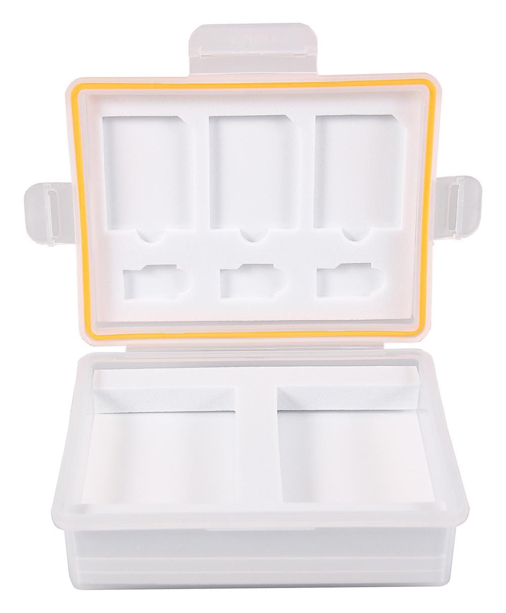 PATONA Aufbewahrungsbox für Akkus und Speicherkarten für Canon LP-E10 Nikon EN-EL23 Fuji NP-W126 Panasonic DMW-BLG10 PATONA Aufbewahrungsbox für Akkus und Speicherkarten für Canon LP-E10 Nikon EN-EL23 Fuji NP-W126 Panasonic DMW-BLG10