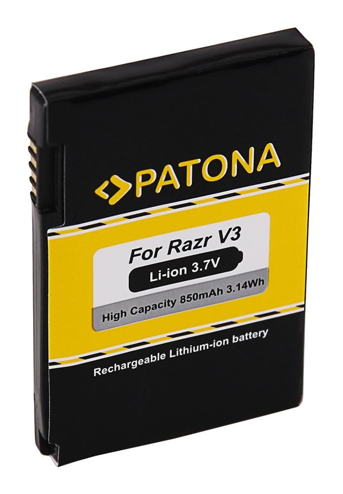 PATONA Akku für Motorola Razr V3 Lifestyle 285 Pebl U6 Prolife