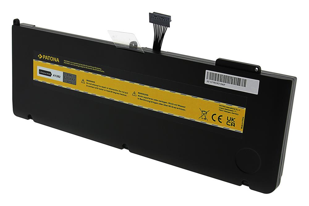 PATONA Akku für Apple MacBook Pro 15 Zoll A1286 2011 2012 A1382 i7 Unibody Series PATONA Akku für Apple MacBook Pro 15 Zoll A1286 2011 2012 A1382 i7 Unibody Series
