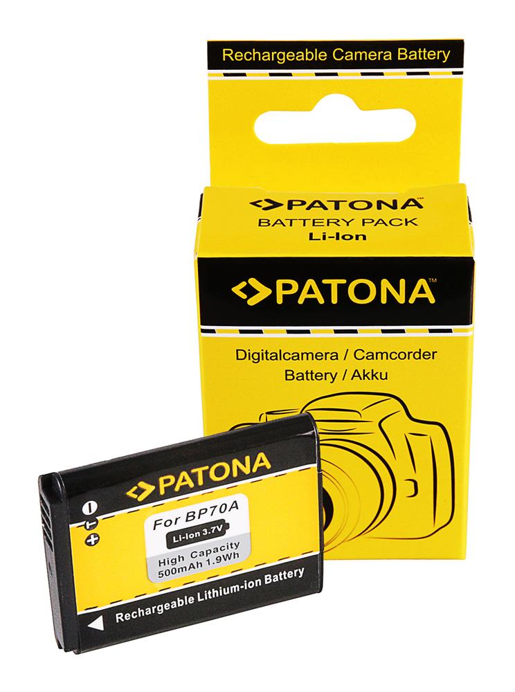 PATONA Akku für Samsung ES-65 ES-70 PL-80 PL-100 SL-50