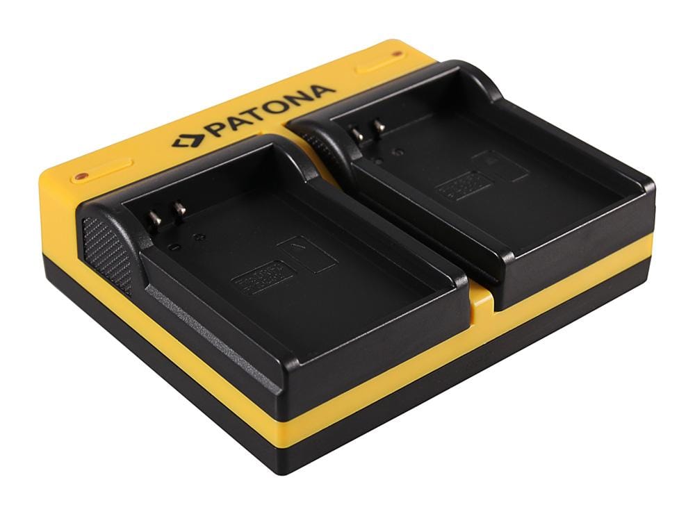 PATONA Dual Ladegerät für Drift CFXDC02 HD Ghost inkl. Micro-USB Kabel