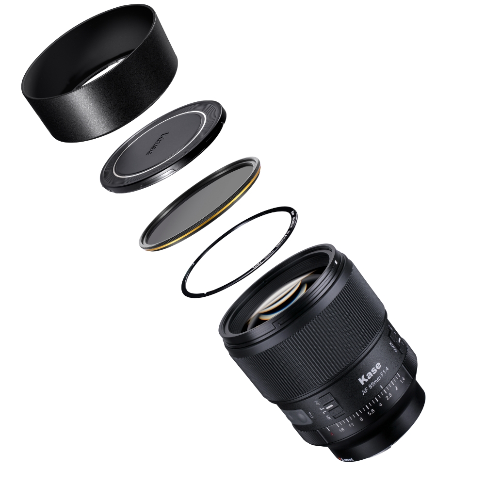 Kase 85mm F1.4 Portrait Objektiv – Nikon Z Mount mit Magnetfilter-Technologie Kase 85mm F1.4 Portrait Objektiv – Nikon Z Mount mit Magnetfilter-Technologie