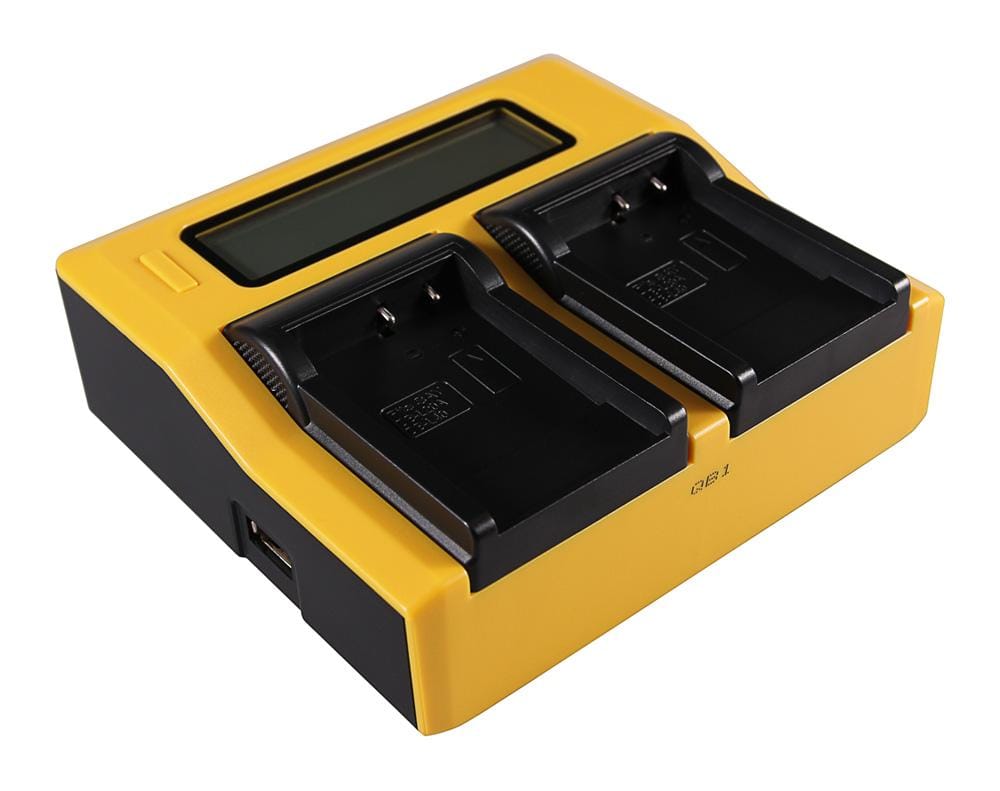 PATONA Dual LCD USB Ladegerät für Sanyo DB-L40A L20A Xacti DMXC1 DMX-C1 DMXCA65 DMX-CA65 DSCC4