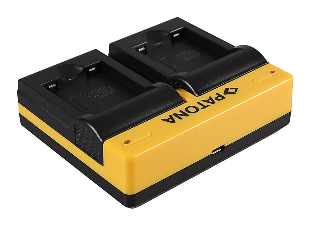 PATONA Dual Ladegerät für Panasonic DMW-BCN10 Lumix DMCLF1 DMC-LF1 DMCLF1K DMC-LF1K inkl. Micro-USB Kabel