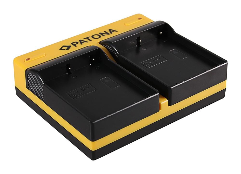 PATONA Dual Ladegerät für Olympus BLH-1 OM-D EM-1 Mark 2 EM-1 Mark II BLH-1 OM-D inkl. Micro-USB