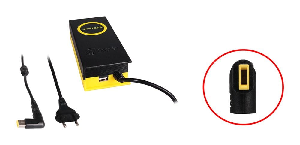 PATONA 90W Synchron Netzteil 11x4,5x12mm 20V inkl. USB Ausgang 2,1A PATONA 90W Synchron Netzteil 11x4,5x12mm 20V inkl. USB Ausgang 2,1A