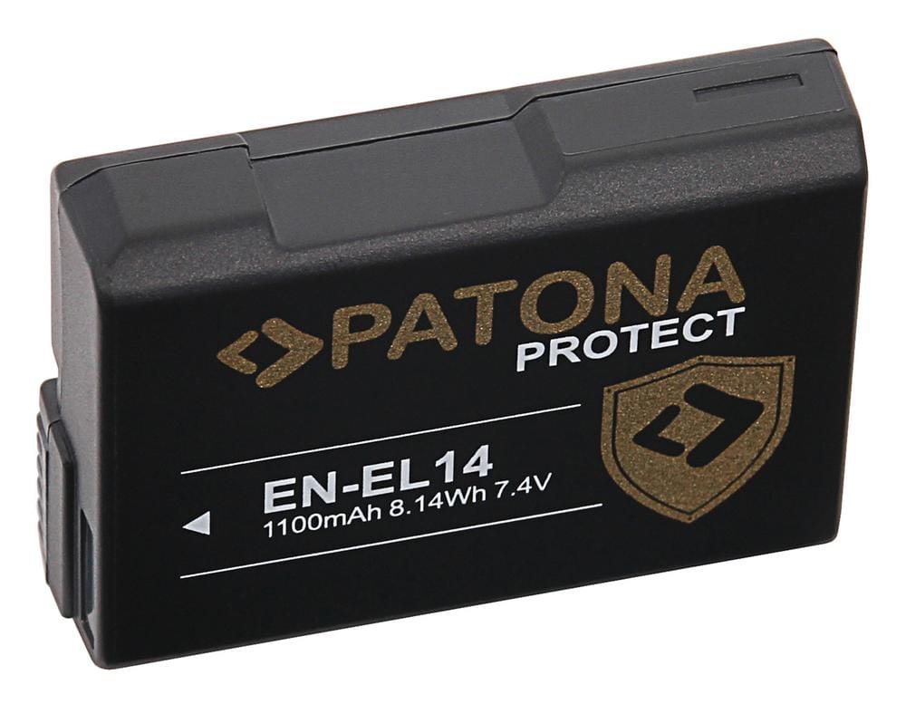 PATONA PROTECT Akku voll dekodiert für Nikon EN-EL14 Coolpix P7800 P7700 P7000 D5300