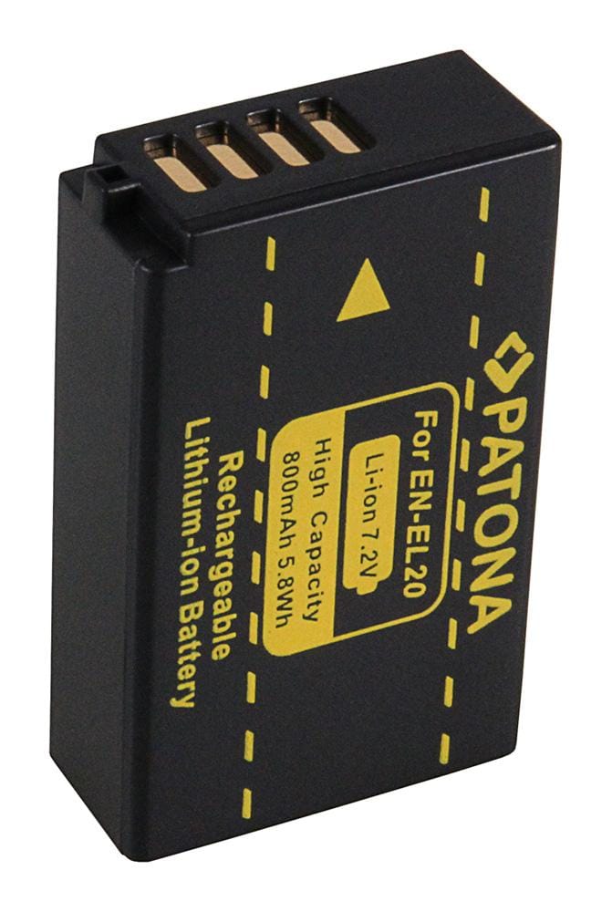 PATONA Akku für Nikon 1J1 EN-EL20 1 J-1 J1 BATTERIE ACCU Nikon ENEL20