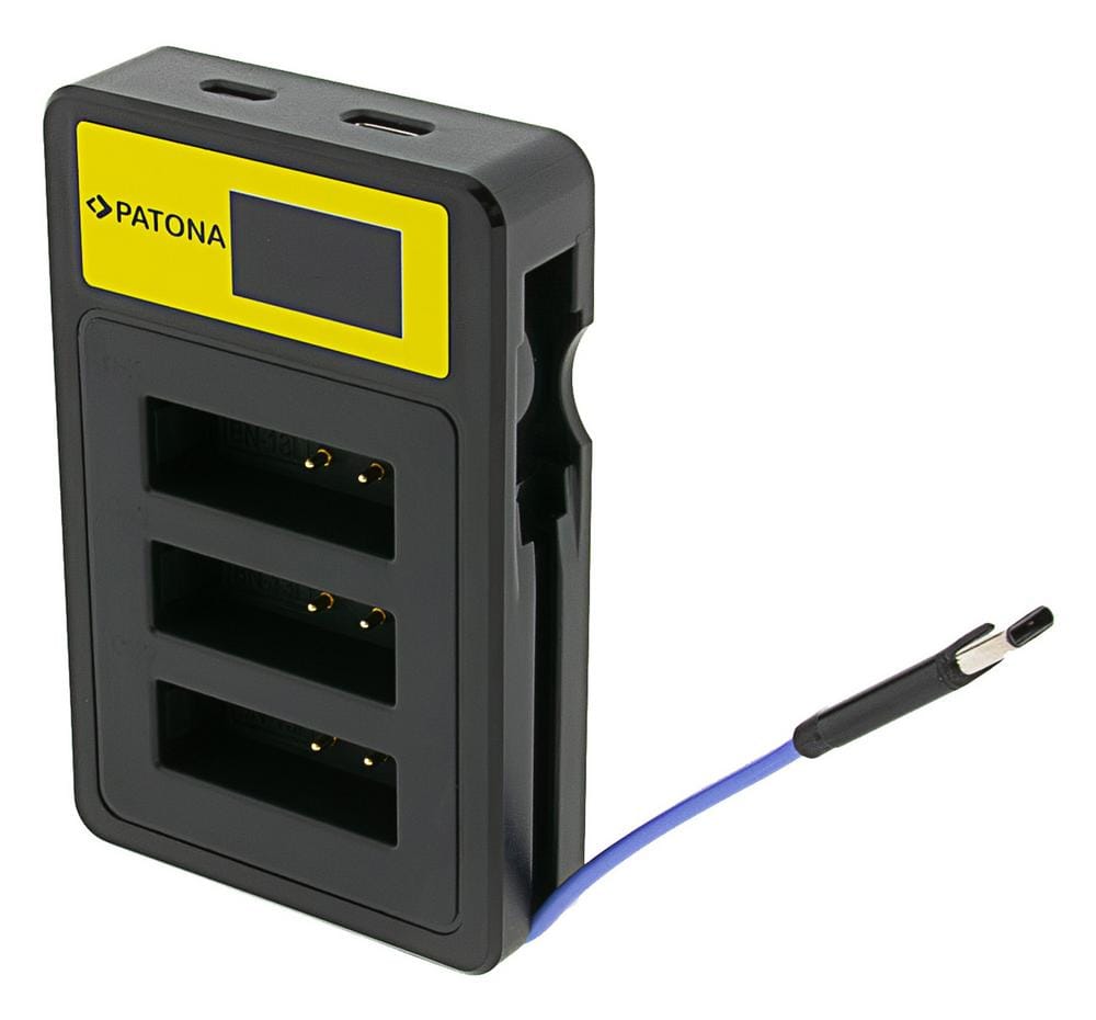 PATONA Smart Triple LCD USB Ladegerät für Canon NB-13L PowerShot G5 X G5X G7 X G7 X Mark II G7X G9 X PATONA Smart Triple LCD USB Ladegerät für Canon NB-13L PowerShot G5 X G5X G7 X G7 X Mark II G7X G9 X