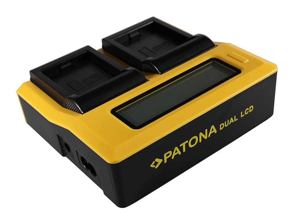 PATONA Dual LCD USB Ladegerät für GoPro AHDBT-001 HD Hero 1 2 HD Helmet Hero