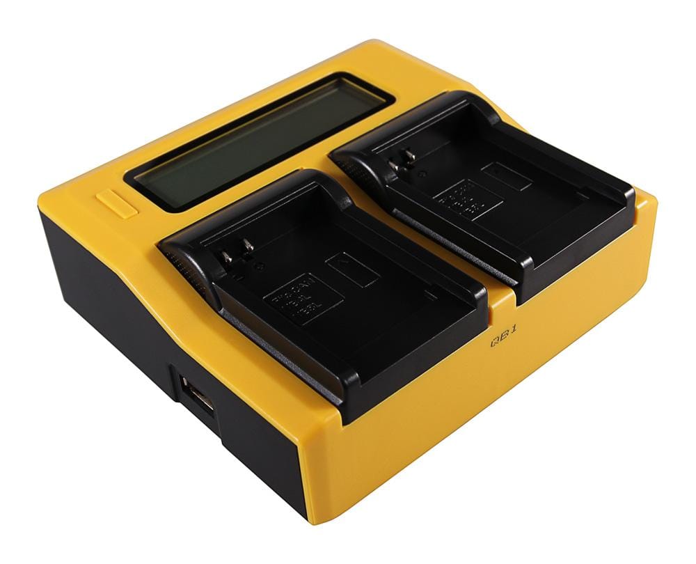 PATONA Dual LCD USB Ladegerät für Canon NB‑4L NB‑5L Akkus – kompatibel mit Digital Ixus i zoom i 7 800 IS 850 IS