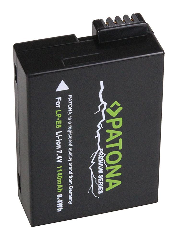 PATONA Premium Akku für Canon LP-E8 EOS 550D EOS 600D EOS 650D EOS 700D