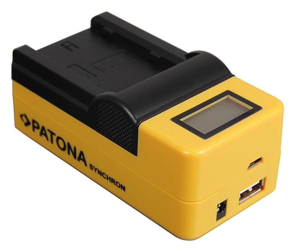 PATONA Synchron USB Ladegerät für Fuji NP-W235 Fujifilm XT4 mit LCD-Display