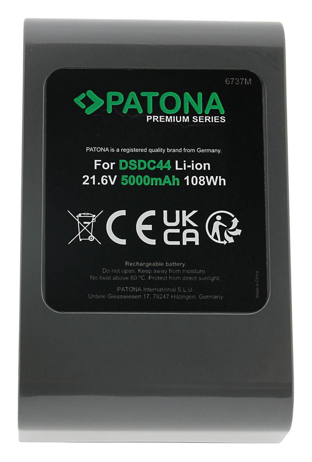 PATONA Premium Akku 5000mAh für Dyson DC44 DC31 DC34 DC35 17083-0211 17083-03 17083-04 17083-1012
