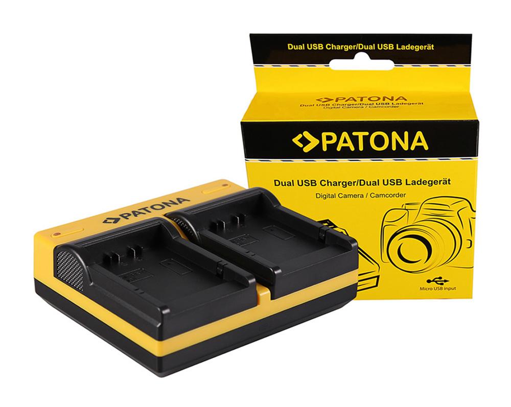 PATONA Dual Ladegerät für Panasonic BLB13 Lumix DMCG1 DMC-G1 DMCG10 DMC-G10 DMCG10K inkl. Micro-USB Kabel PATONA Dual Ladegerät für Panasonic BLB13 Lumix DMCG1 DMC-G1 DMCG10 DMC-G10 DMCG10K inkl. Micro-USB Kabel