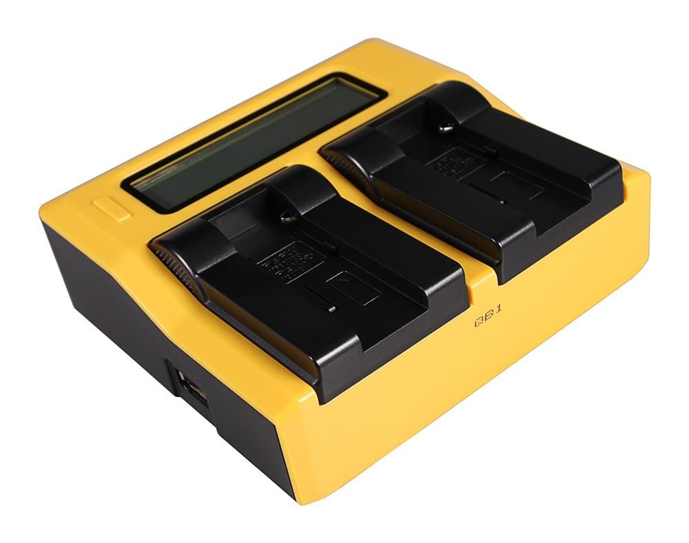 PATONA Dual LCD USB Ladegerät für Fuji NP-80 RDC RDC1500 RDC-1500 RDC6000 RDC-6000 RDC7 RDC-7