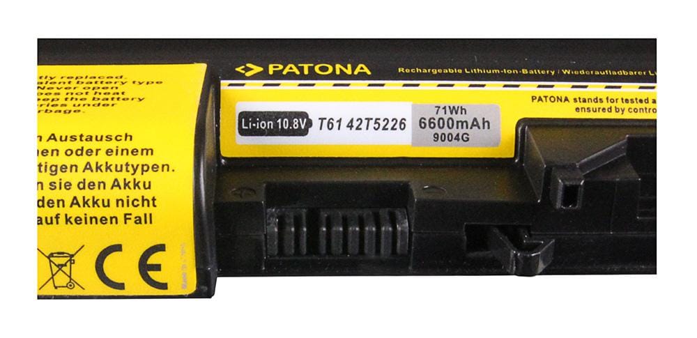 PATONA Akku für IBM T61/R61 wide 41U3198 42T5265 42T4548 42T526 PATONA Akku für IBM T61/R61 wide 41U3198 42T5265 42T4548 42T526