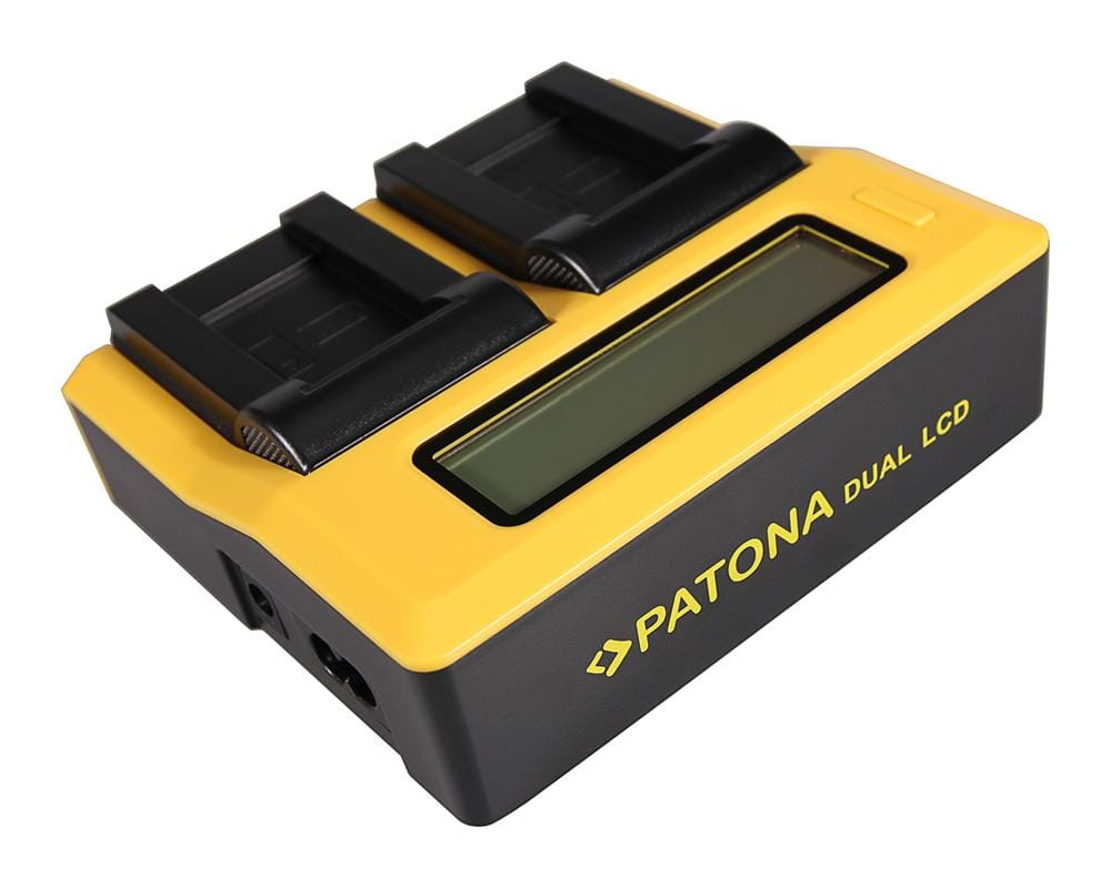 PATONA Dual LCD USB Ladegerät für Sanyo DB-L90 DMX DMXSH1 DMX-SH1 DMXSH11 DMX-SH11 VPC